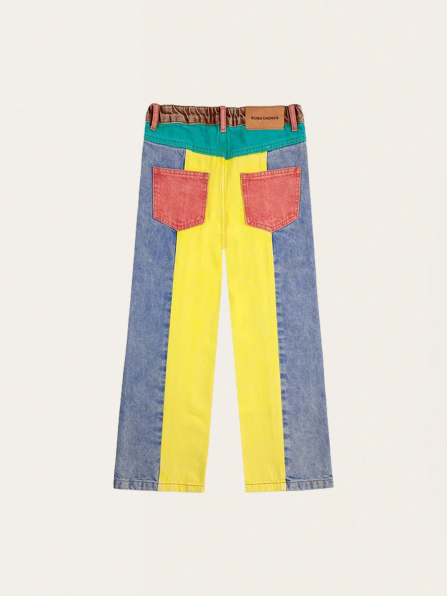 Spodnie denimowe Kids Color Block