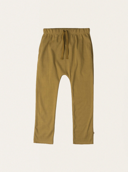 Golden Leaf Loose Cotton Pants