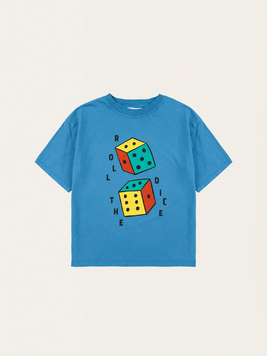 Kinder-Würfel-Baumwoll-T-Shirt
