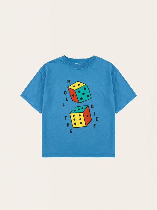 Kinder-Würfel-Baumwoll-T-Shirt