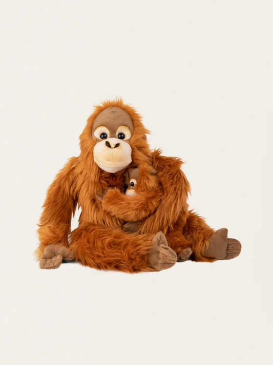 WWF-Kuscheltier – Orang-Utan-Mutter mit Baby