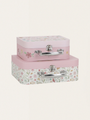 Set of two Fairy Garden suitcases