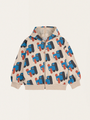Bawełniana bluza rozpinana Kids Doggy Mate all over