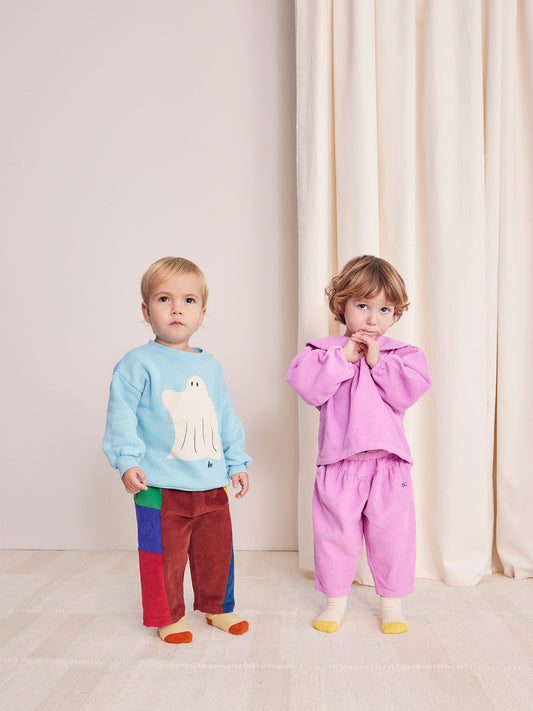 Baby Cordhose mit Farbblockmuster