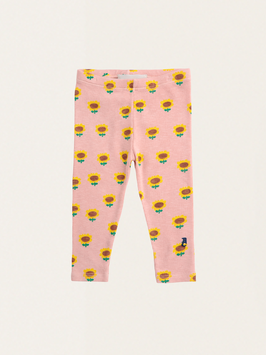 Baby Sunflower All Over Cotton Leggings