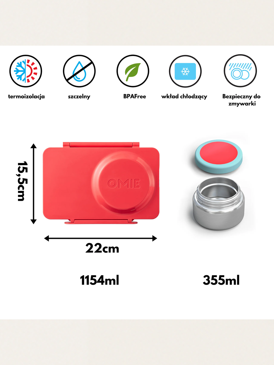 Lunchbox z termosem OmieBox Up