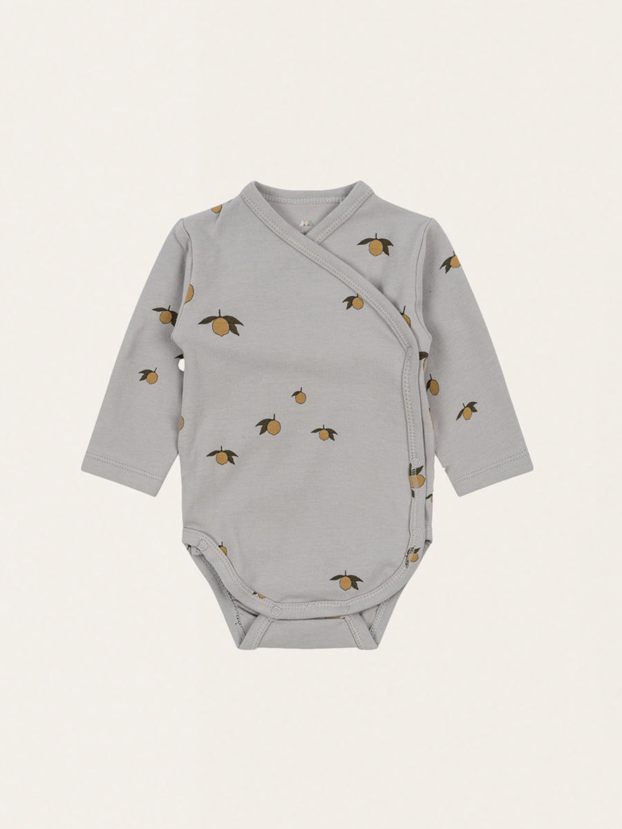 Bawełniane body kopertowe Newborn Basic