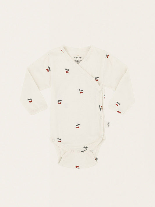 Bawełniane body kopertowe Newborn Basic
