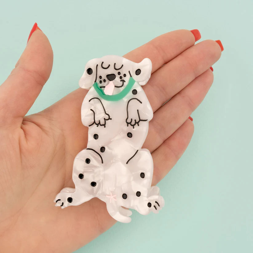 Dalmatian Hair Clip