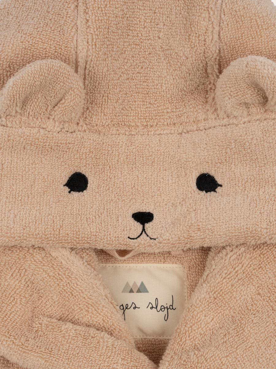 Terry Bathrobe Animal Smoke Gray bathrobe
