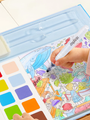 Large watercolor coloring book