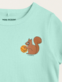 Baumwoll-T-Shirt mit Eichhörnchenmotiv