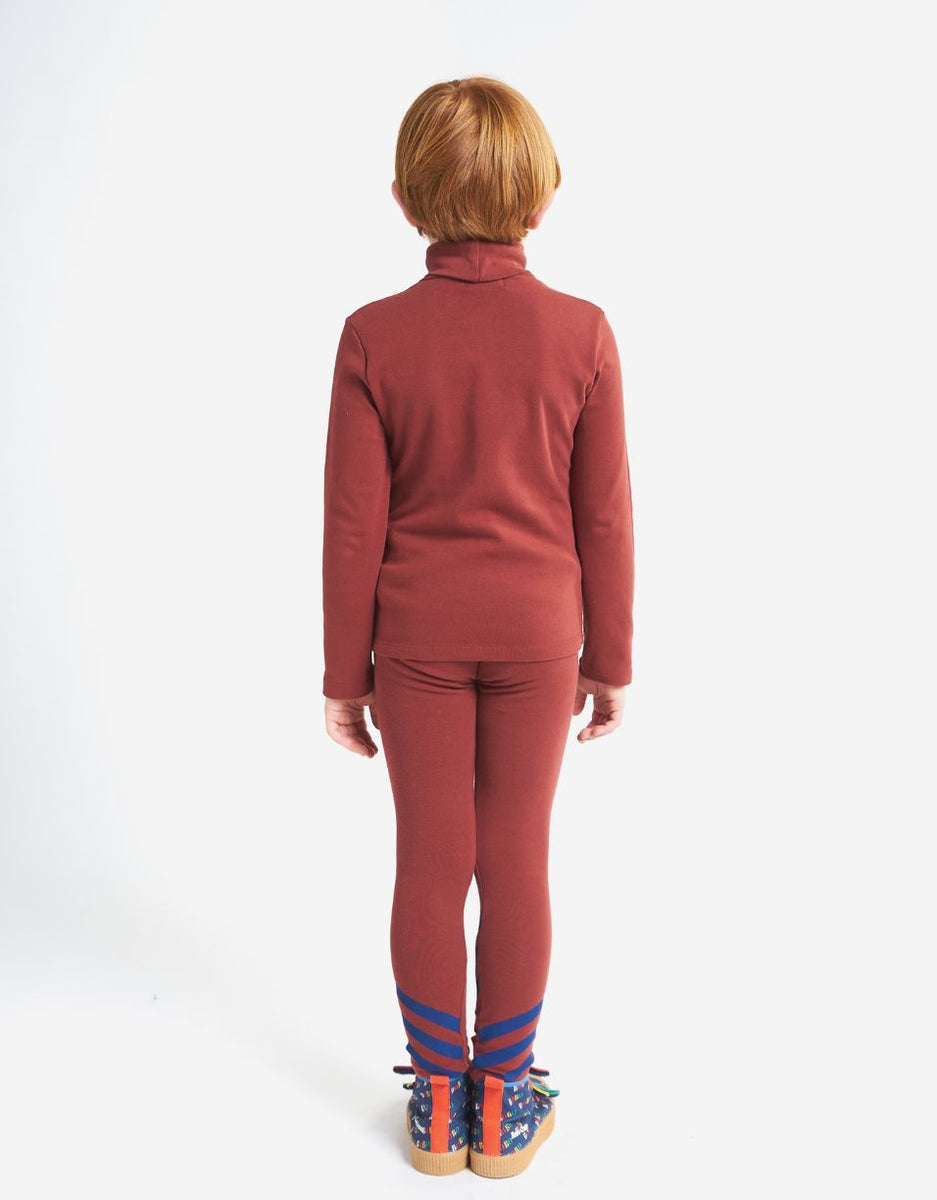 Bawełniany long sleeve turtle neck Kids