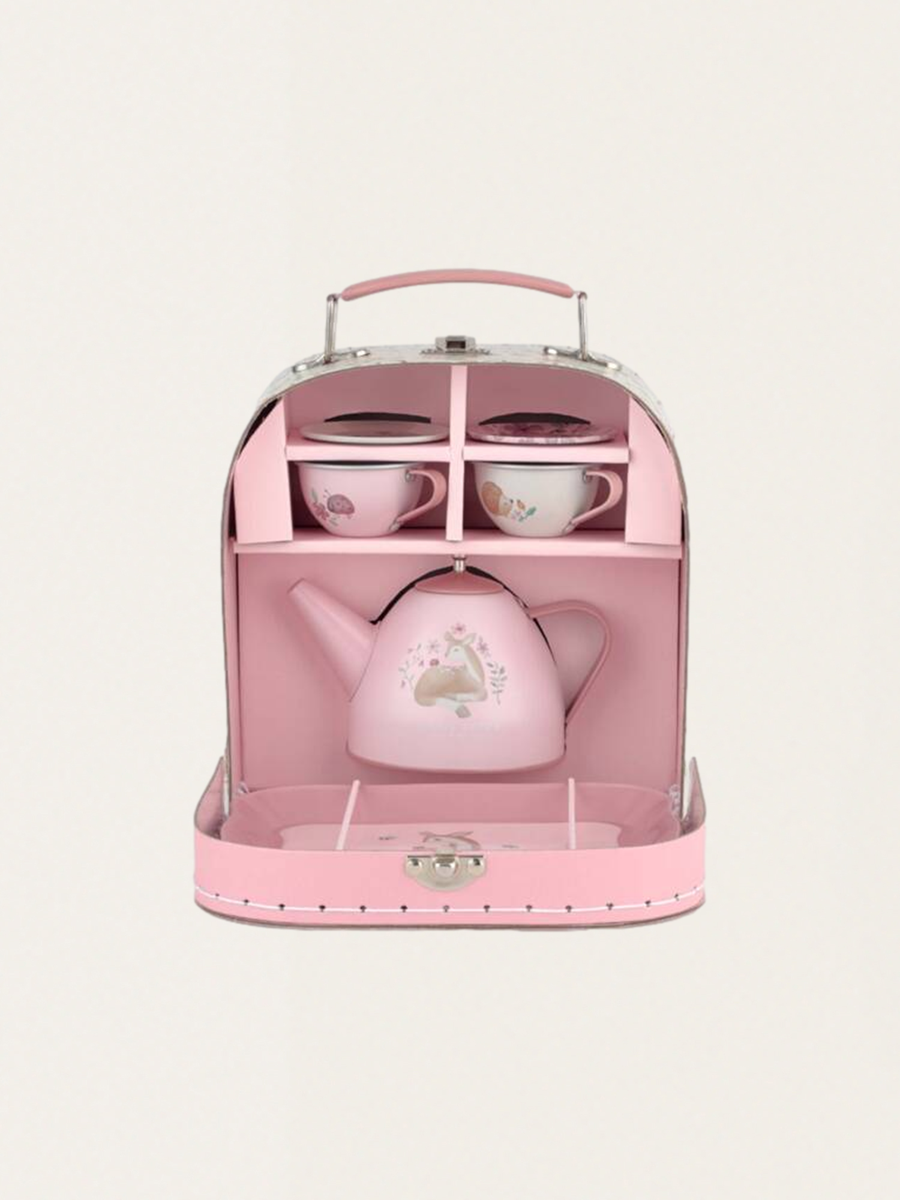 Fairy Garden Tea Set in a Case