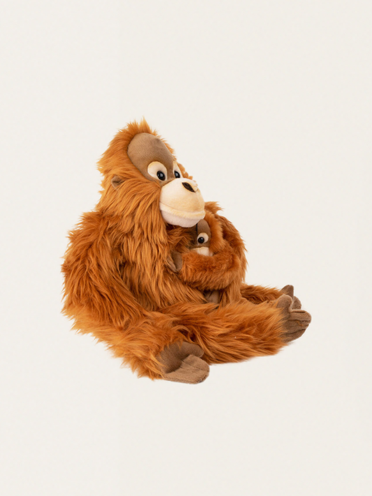 WWF-Kuscheltier – Orang-Utan-Mutter mit Baby
