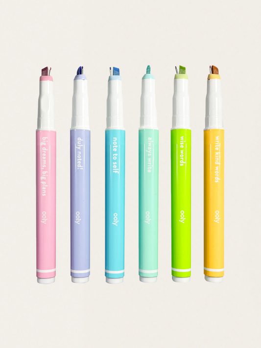2-in-1 Fineliner mit Textmarker, notiert!