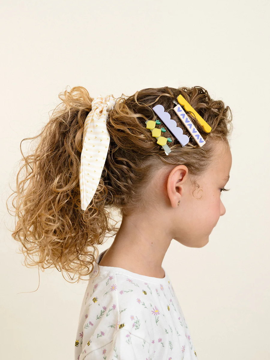 Gumki do włosów 2 szt. Scrunchie with bow