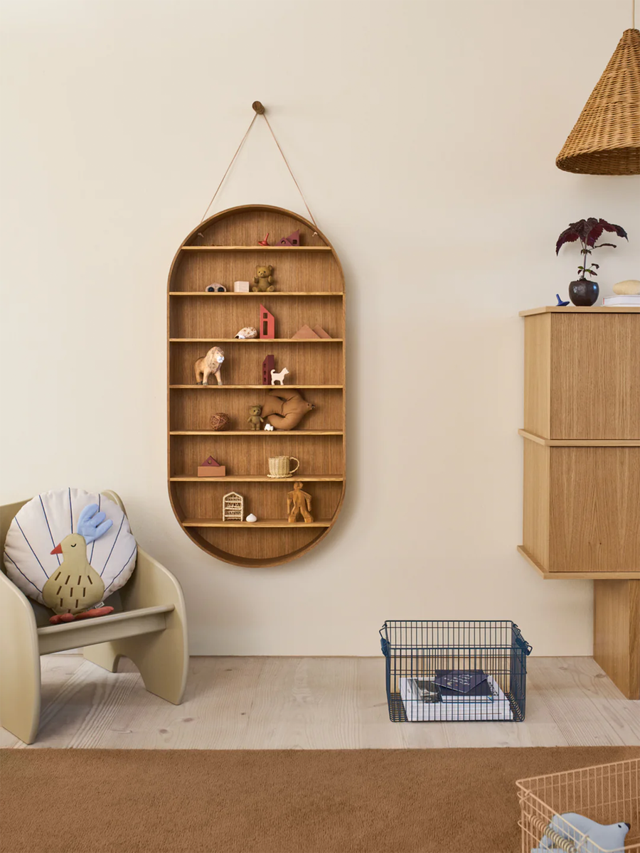 Set of 2 metal storage baskets