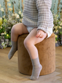 Anti-slip merino wool crawling socks