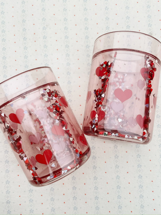Glitzerbrillen, 2 Stück.