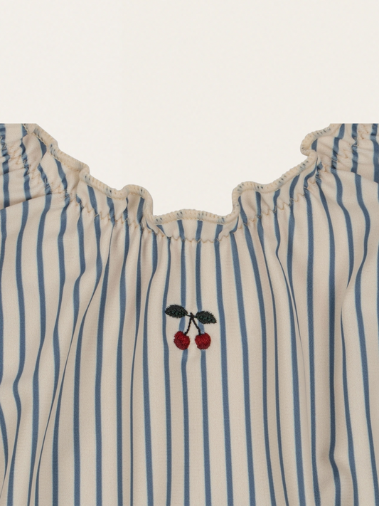 Collette Blue Stripe Swimsuit