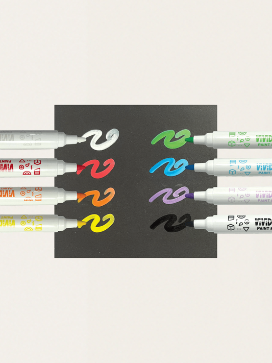 Vivid Pop! Acrylmarker in klassischen Farben