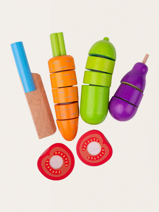 Chef's set with hat and fruit for chopping