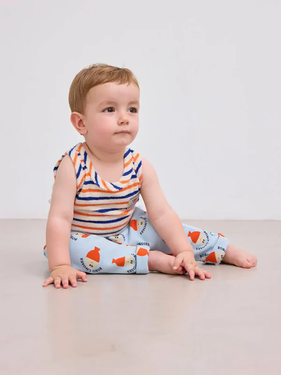 Bawełniany tank top Baby z miękkiej frotte