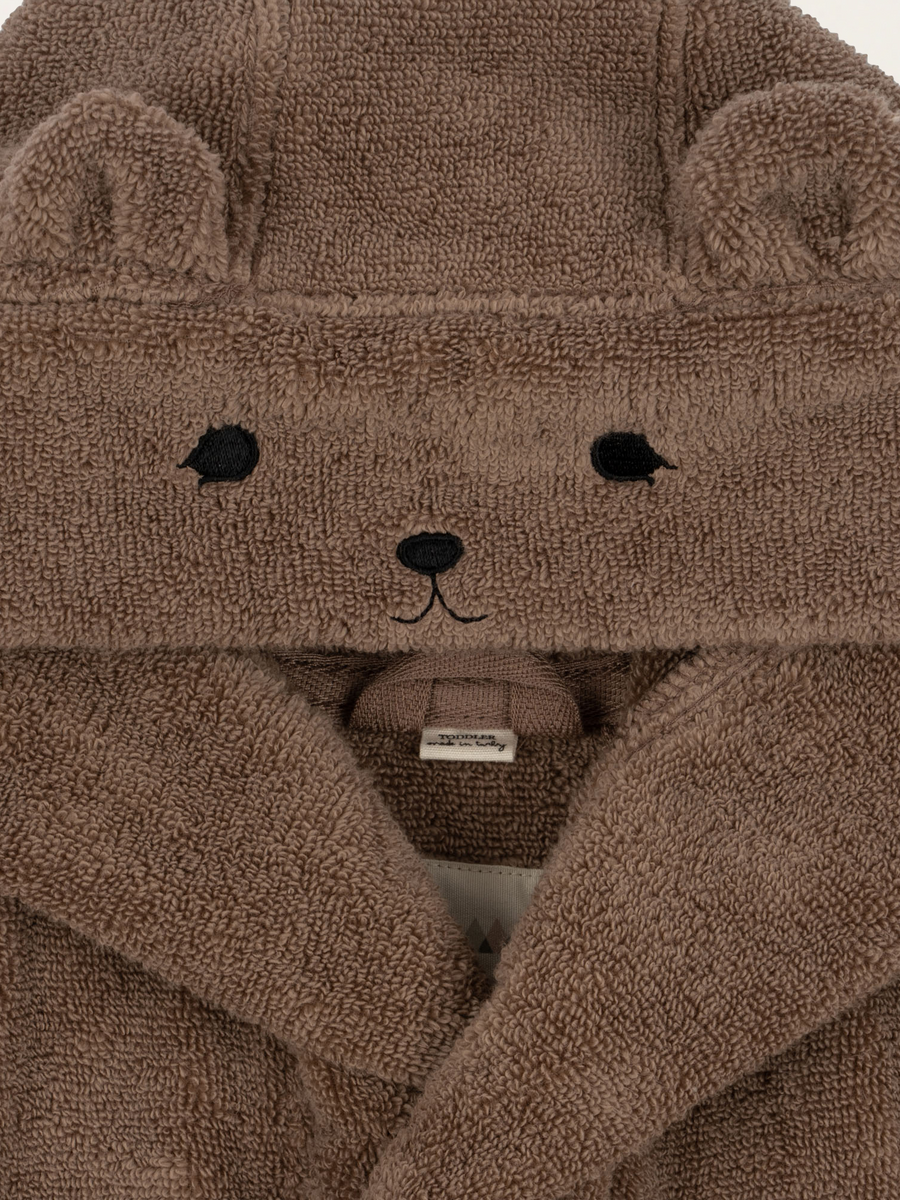 Szlafrok Terry Bathrobe Animal Desert Taupe