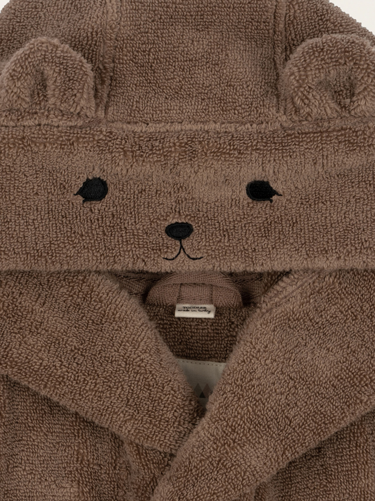 Szlafrok Terry Bathrobe Animal Desert Taupe