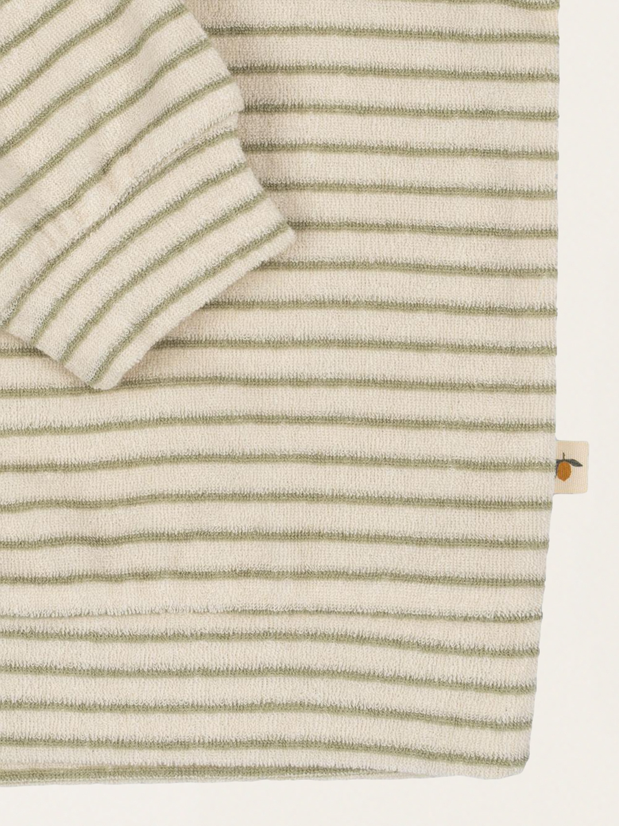 Itty Tea Stripe Frottee-Sweatshirt