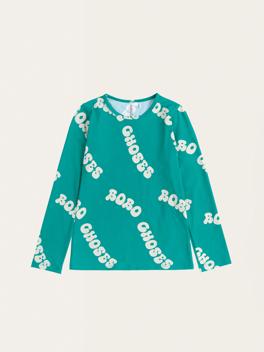 Kids Wavy Bobo Choses all over UV swim shirt