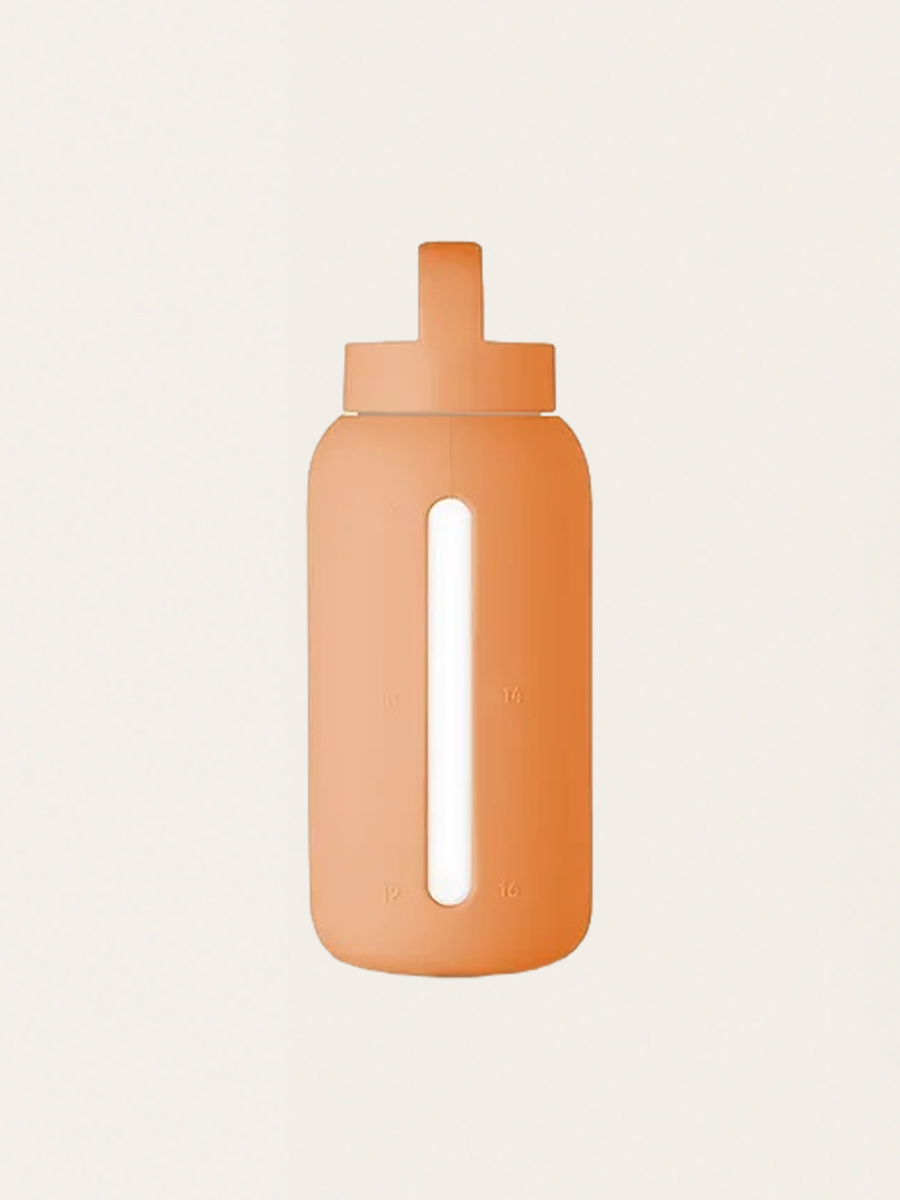 Glass Hydration Monitoring Bottle 720 ml