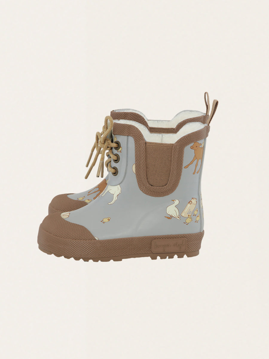 Thermo Boots Wollgefütterte Gummistiefel