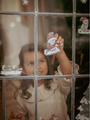 Weihnachts-Fensteraufkleber