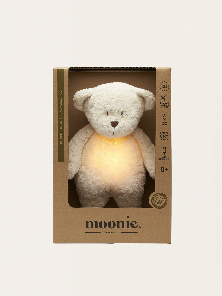 Moonie Organic 2.0 Humming Bear with Night Light