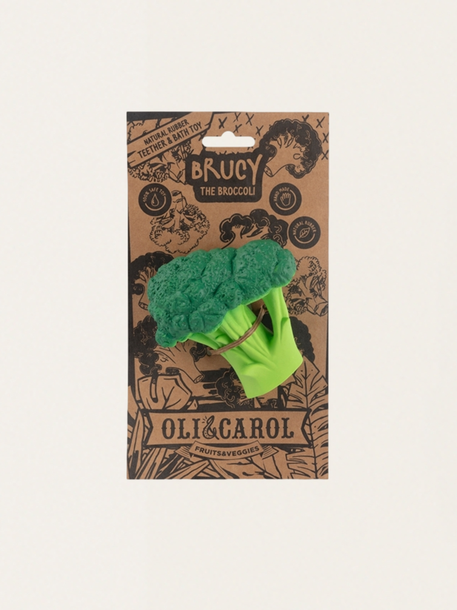 Hevea Broccoli Rubber Teether