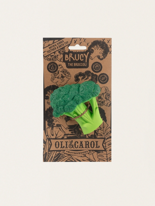 Hevea Broccoli Rubber Teether