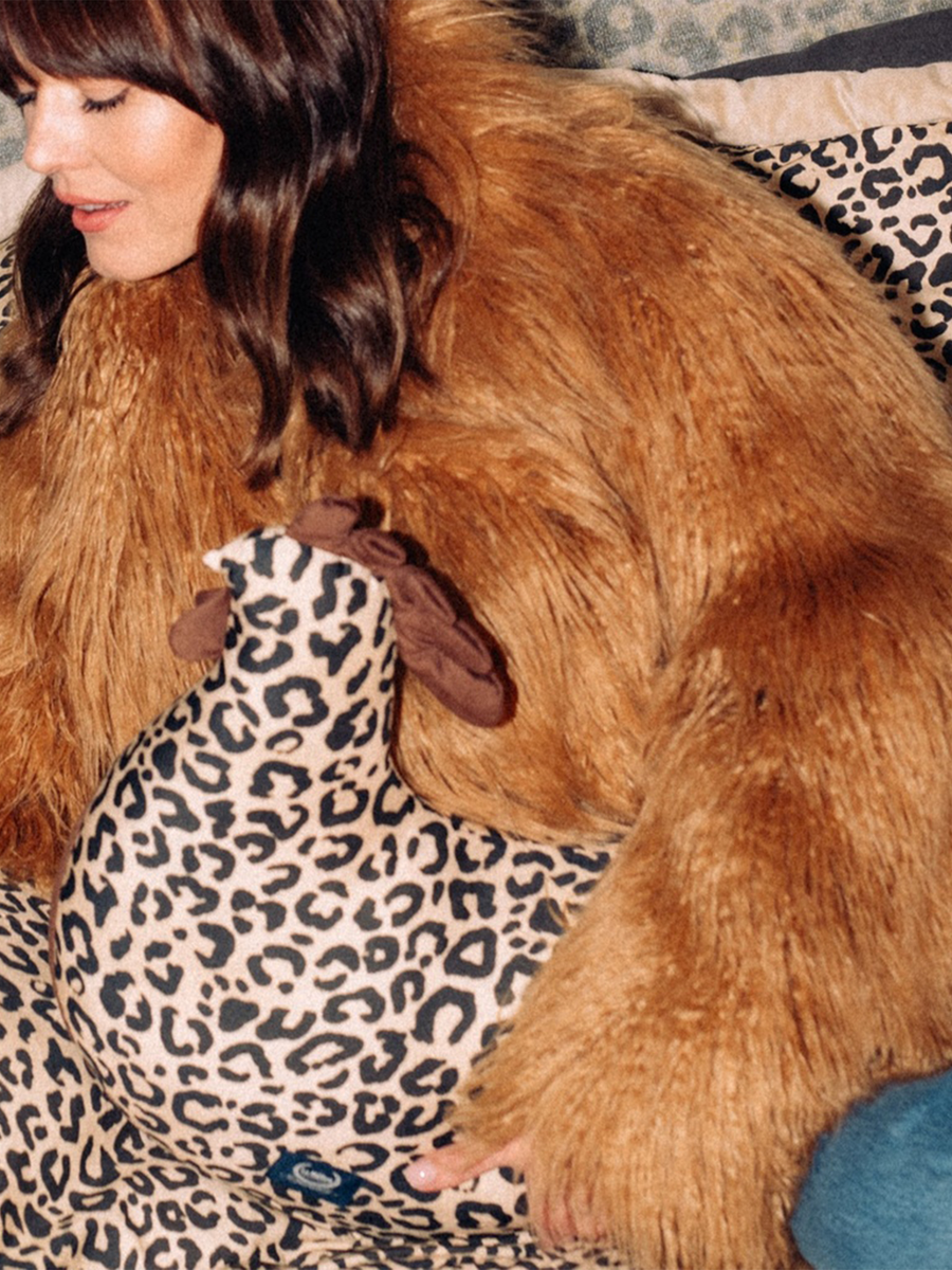 Grandma Dana's Hen Leopard Nursing Pillow