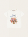 Bawełniany T-shirt z lnem Era Tee