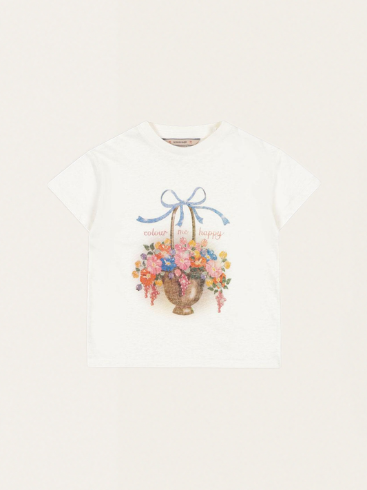 Bawełniany T-shirt z lnem Era Tee