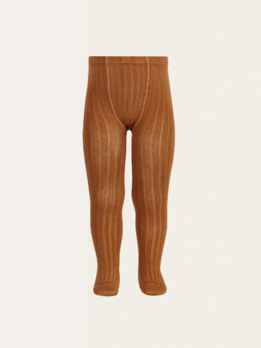 Einfache gerippte Strumpfhose