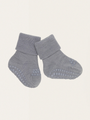 Anti-slip merino wool crawling socks