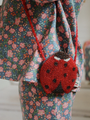 Ladybug beaded bag