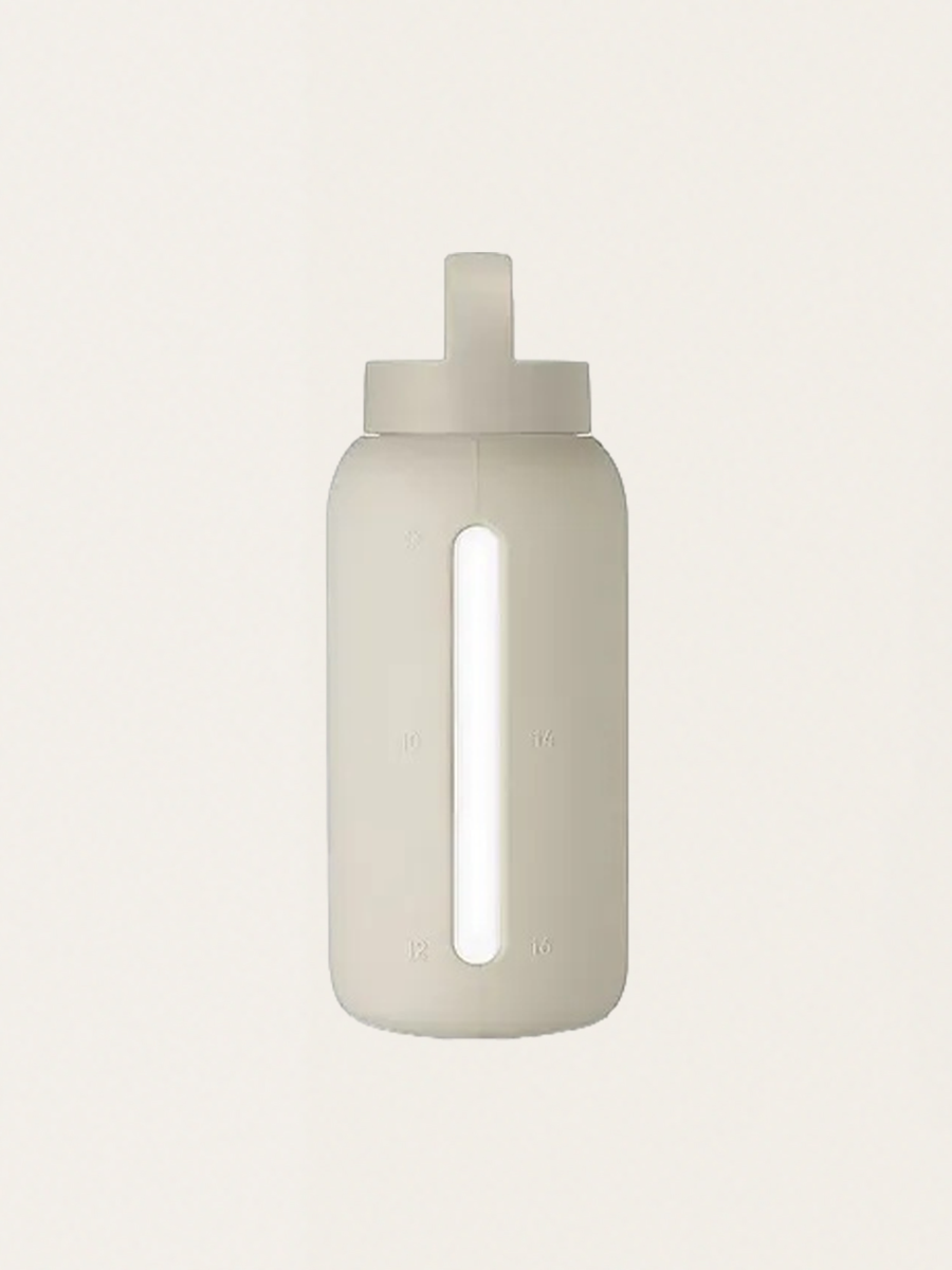 Glass Hydration Monitoring Bottle 720 ml