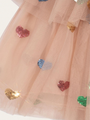 Yvonne's striking tulle dress