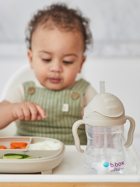 Innovative 240 ml bottle with straw