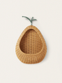 Hand-woven wall basket