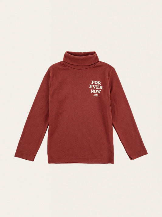Bawełniany long sleeve turtle neck Kids