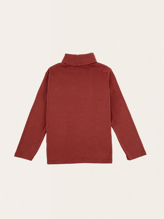 Bawełniany long sleeve turtle neck Kids